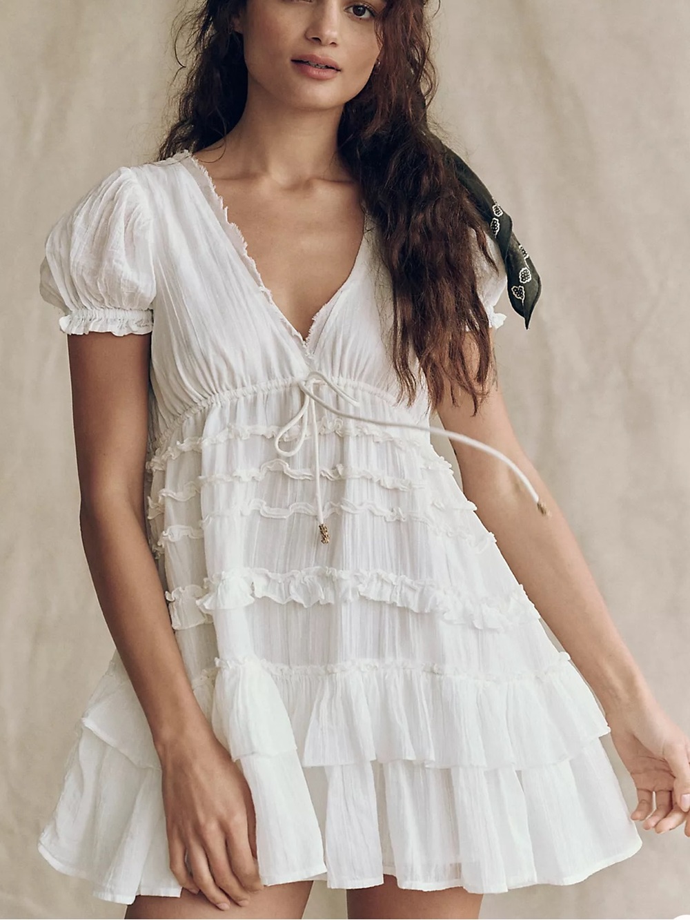 New Free People Free-est Darcy Tiered Mini Dress - Picture 1 of 8